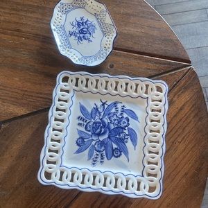 Two decorative dishes